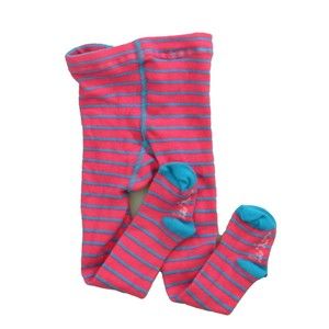 Le Top Girls Pink | Turquoise Tights size: 3-9 Months